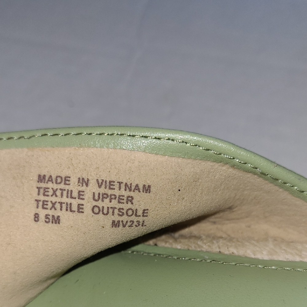 Michael Kors Logo Olive Green Women's Sandals - Picture 8 of 9